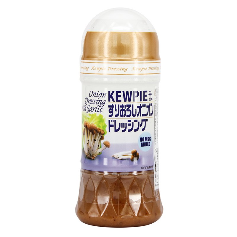 日本进口丘比洋葱味沙拉调味汁150ml
