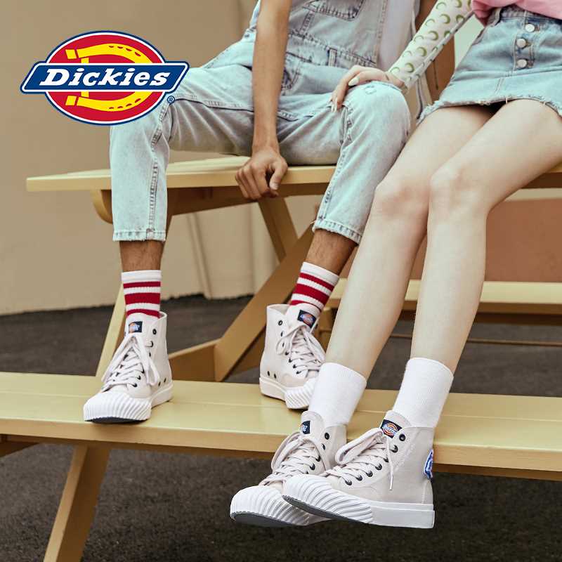 99元【大牌Dickies】夏季新款高帮男女帆布鞋(8pfgXP6lGh6)/ 男/女/高/低帮 超多款可选Dickies的帆布鞋属实不错