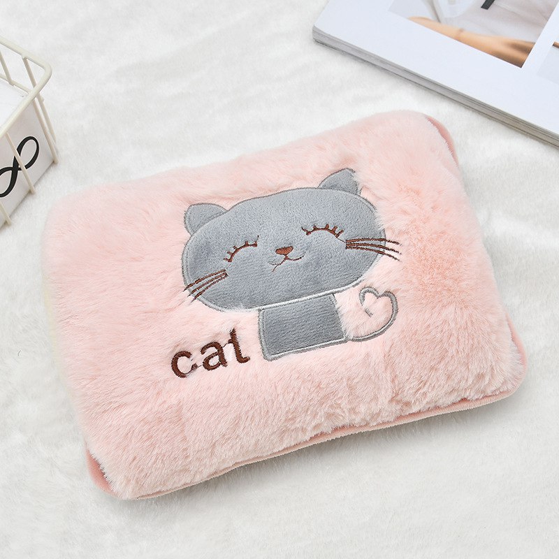 冬季卡通调皮猫咪热水袋 暖手宝