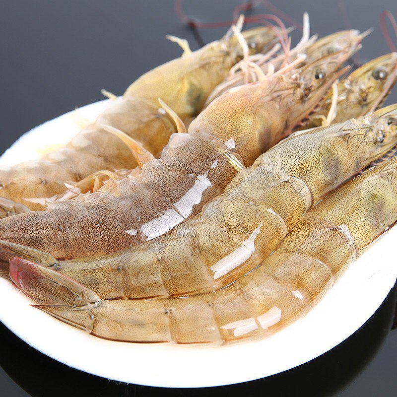 活冻厄瓜多尔白虾 2kg约130只净虾，P会员叠5礼 金84.9