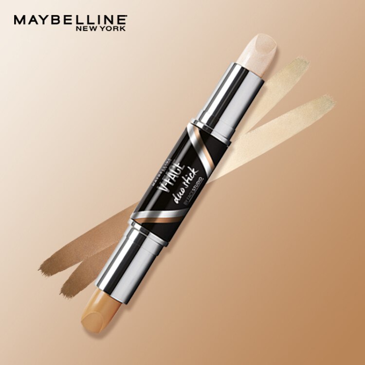 美宝莲 MAYBELLINE 光影修容棒 OC2 适合白皙肤色 8g（光影塑形 立体V脸 修容棒 提亮 阴影） 