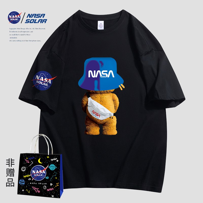 39.9元 NASA SOLAR联名款纯棉圆领印花短袖T恤￥GBCo27KpBLN￥/
