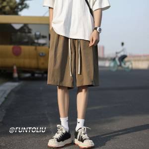 29.9元【4款同价】宽松纯色百搭日系工装短裤)XpnudQmFldA)/ CZ1111/衬衫 T恤 随意搭配没问题！夏季，日系文艺慵懒风穿搭