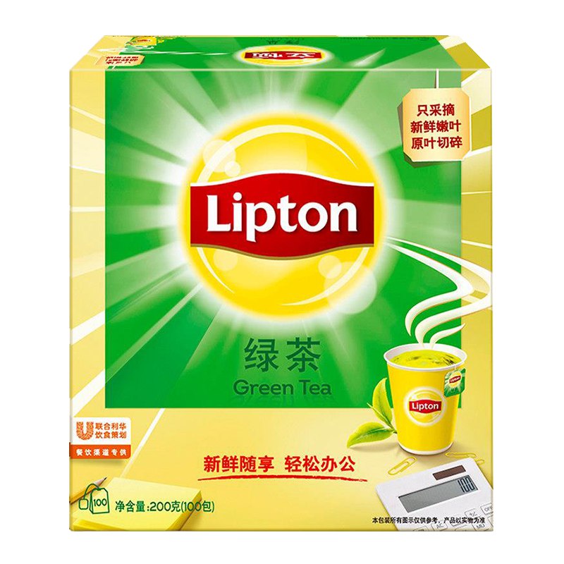 【立顿旗舰店】绿茶包100包， 33.9元  (Oz0kc3JM0ob)