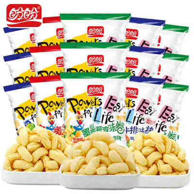 0点开始 19.9元盼盼麦香鸡味块大礼包500g(t89M2Ff36ZD)/童年超好吃的爆款神仙美味零食无反式脂肪，健康营养又美味