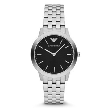 阿玛尼(Emporio Armani) 手表 钢质表带 女士休闲简约石英腕表AR1749