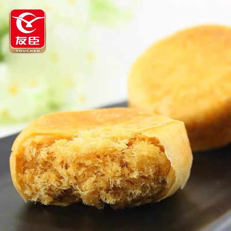 14.9元 友臣旗舰店友臣早餐肉松饼整箱500g(mUZFXZyX5M2)/