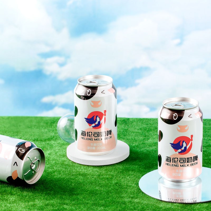 0点7.9元【海伦司旗舰店】Helens正宗奶啤300ml*2罐(HhDd2FwbgZm)//超火的大牌海伦斯 2罐7.9元没喝过的小伙伴强烈推荐试试味道独特 鲜甜可口 冰镇更佳
