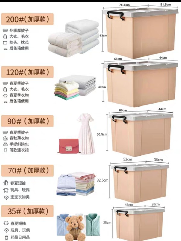 先领券 0点下单  4.8元起加厚收纳箱塑料家用储物 (Arfu1qwnput)