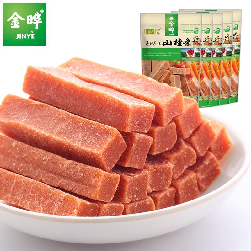 15.9元 金晔食品蜜饯果脯山楂条100gx5袋(SCrKcn6wpEi)/