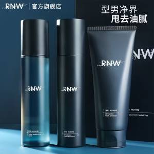 89💵 rnw男士水乳洁面3件套)QAaudsF3cRv)/ CZ11//洗完超级清爽 味道hin淡雅适合多种肤质 型男去油神器