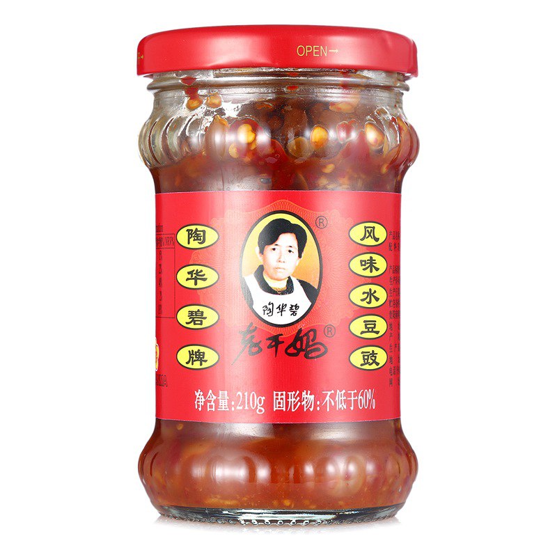 【大 】页面领调味109-5巻陶华碧老干妈 风味水豆豉辣椒酱210g