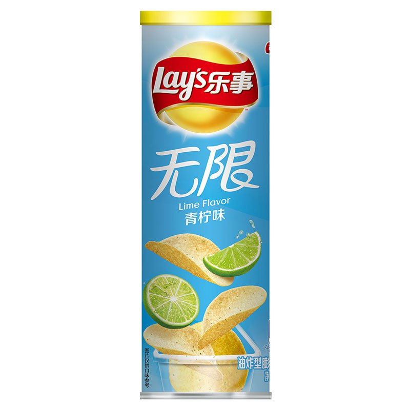 【京东自营】乐事（Lay’s）无限薯片  青柠味 104g  