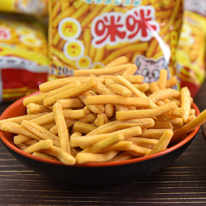 6.9亓 童年小零食大礼包蟹味粒虾条10包两种口味可选 童年味道￥6wQU2PFcS7B￥