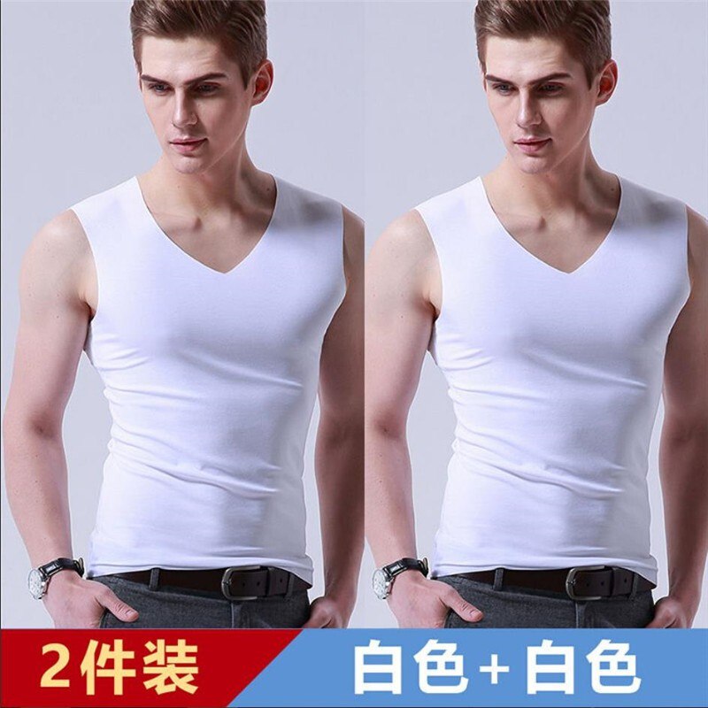 男士背心两件15.8