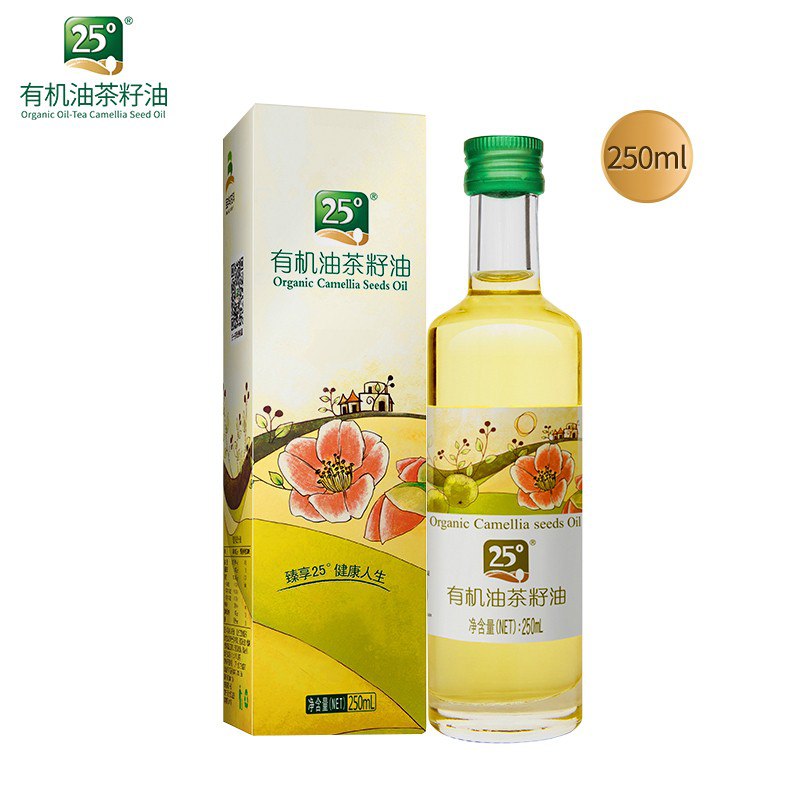 25度有机山茶油250ml
