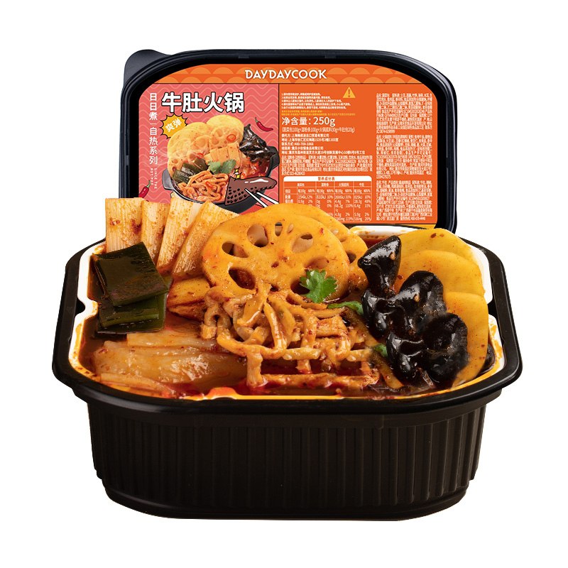 19.9.元【daydaycook】日日煮牛肚自热火锅250g*3盒 (vwDdXRBByL5)/
