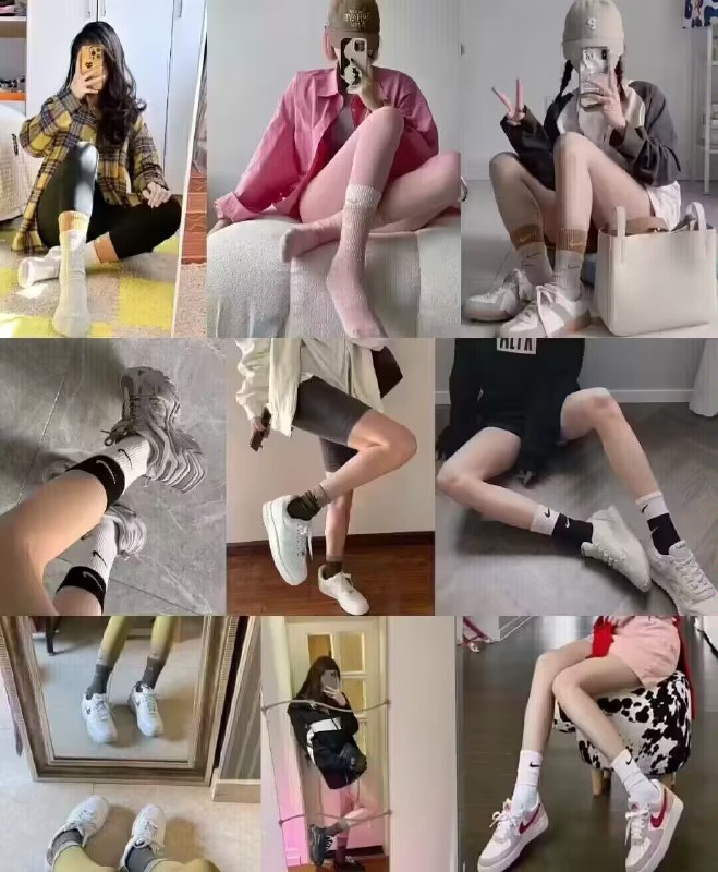 耐克袜子 短中长 黑白都有夏天一双好看的袜子穿出去比一件衣服一双鞋都加分