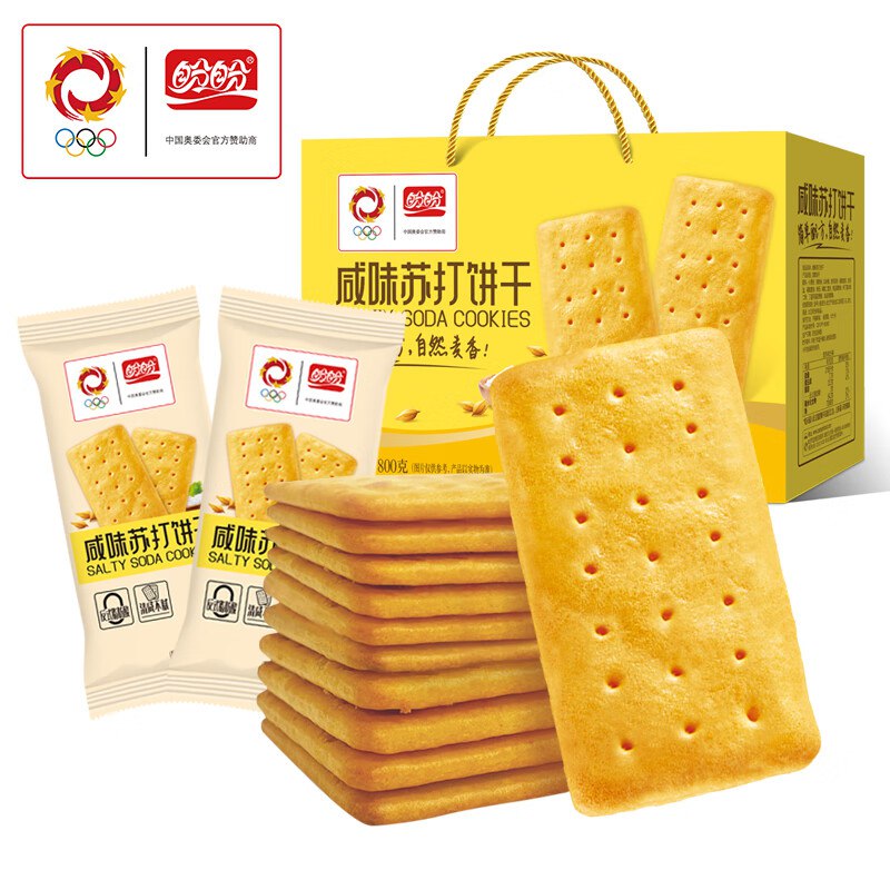 10.9元 盼盼 咸味苏打饼干 800g领 