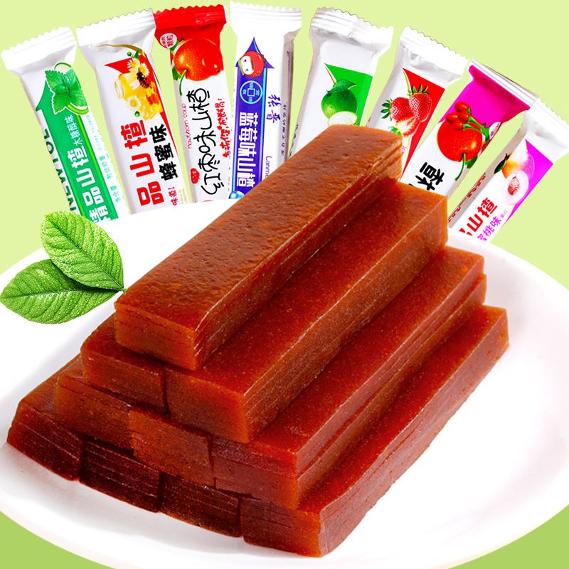 水果多味山楂片山楂条山楂糕蜜饯休闲开胃小零食250g【张晋】