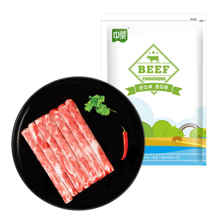 【京东】中荣澳洲安格斯肥牛肉卷/肉片400g进口牛肉火锅食材生鲜