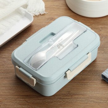 可微波炉日式 三格便当盒 18.9元
