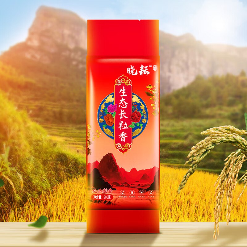 部分号弹7-6卷 晓耘 生态长粒香 香米饭 软糯香甜 500g2件3.4