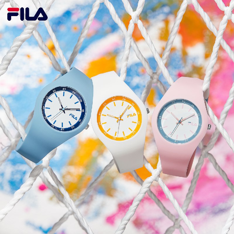 99元 FILA旗舰店FILA官方情侣果冻硅胶手表(9fCuX91meJz)/
