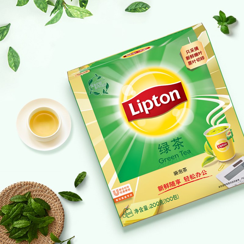 0点后下单拍下29.9元联合利华立顿旗舰店立顿新鲜绿茶100包(NrF7co6xwhX)/