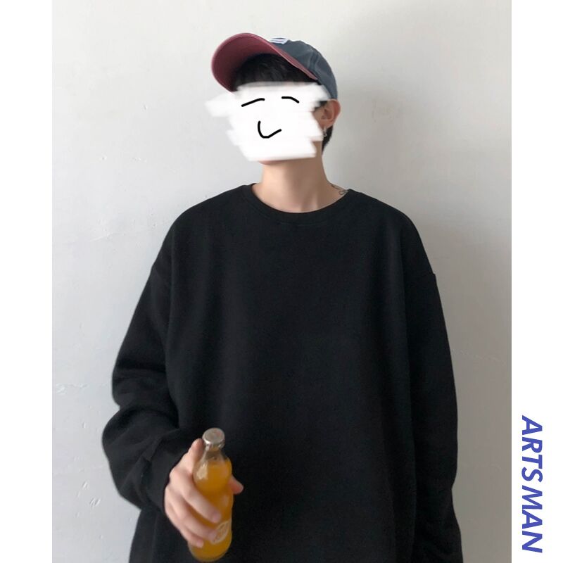 10点开始 拍下24.9元港仔文艺男秋季无帽卫衣(L2YzXOtcskI)/