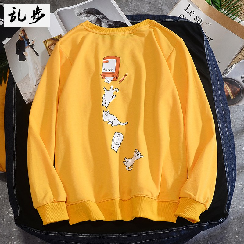 0点开始 领券后 19.9元【rampo乱步旗舰店】宽松情侣款长袖圆领卫衣)V4F12AdlqLW)/ CZ11/加绒/常款一个价！性价比很高