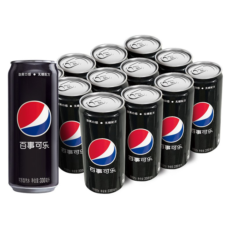 【  】黑罐无糖可乐 汽水 碳酸饮料 330ml*12听  16.8