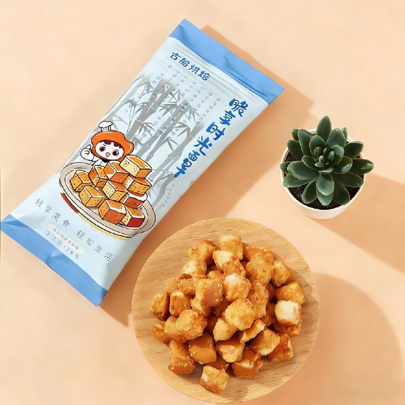 古船首农集团面包丁 海盐焦糖味25g*6袋砸5卷，学生价【2.74】弹