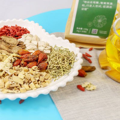 决明子菊花茶牛蒡根金银花养肝茶枸杞菊花熬夜恢复养生茶口臭茶，5.9元
