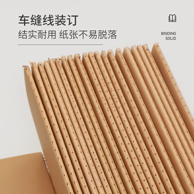 先领券 0点后下单 1.9元A5牛皮纸缝线笔记本*2本  (bFqJcZe0gnd)  