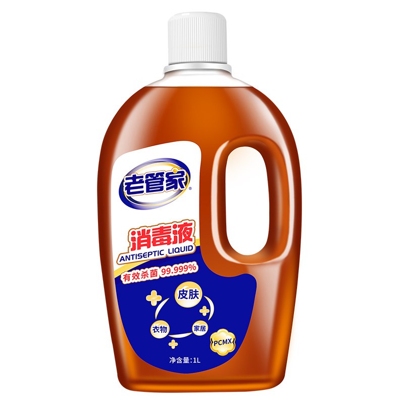 【京东plus】老管家 消毒液 1L *3件 23.35元（合7.78元/件）