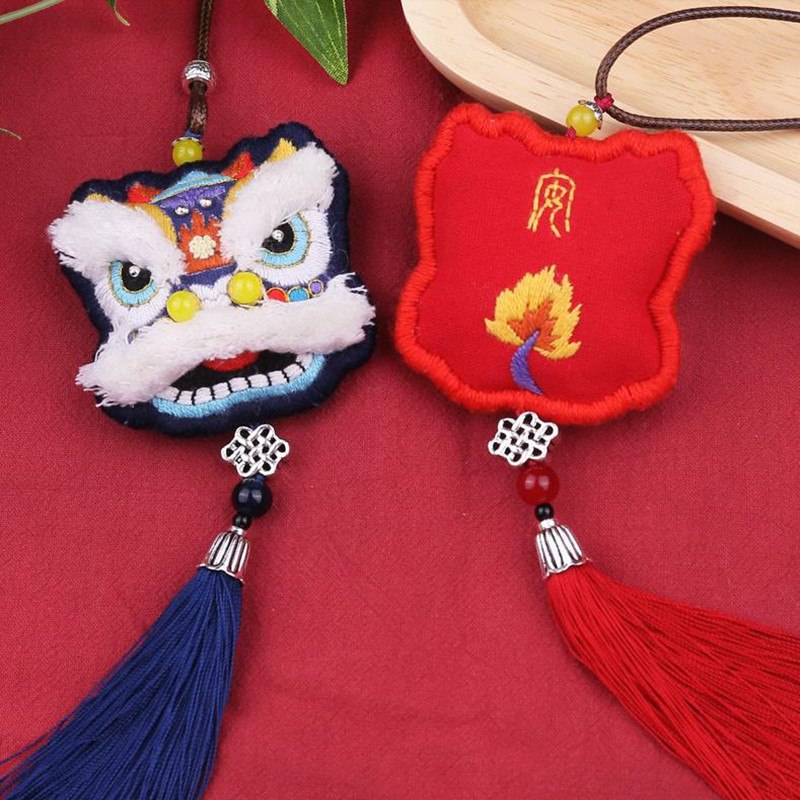 【索芙兰】醒狮子手工刺绣18.9元 (R6bh1UYaukc) 折扣QQ群；589061840
