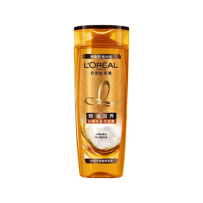 【大 】【京东自营】欧莱雅（LOREAL）精油润养丰盈洗发露400ml