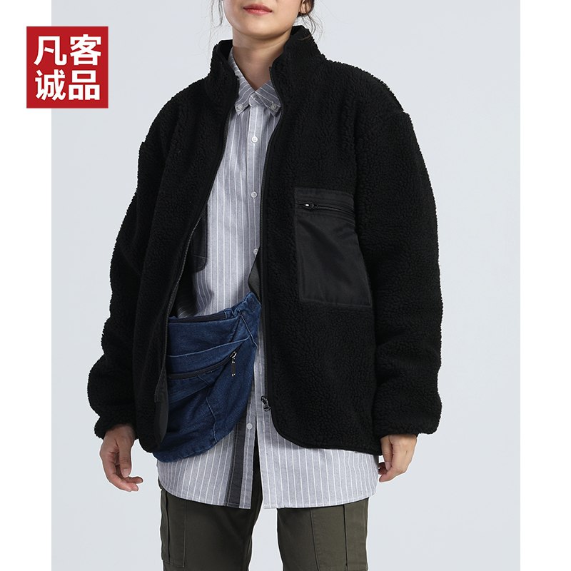 0点开始 拍下99元【vancl凡客诚品】2021秋冬新款羊羔绒立领外套(lj**g9)/
