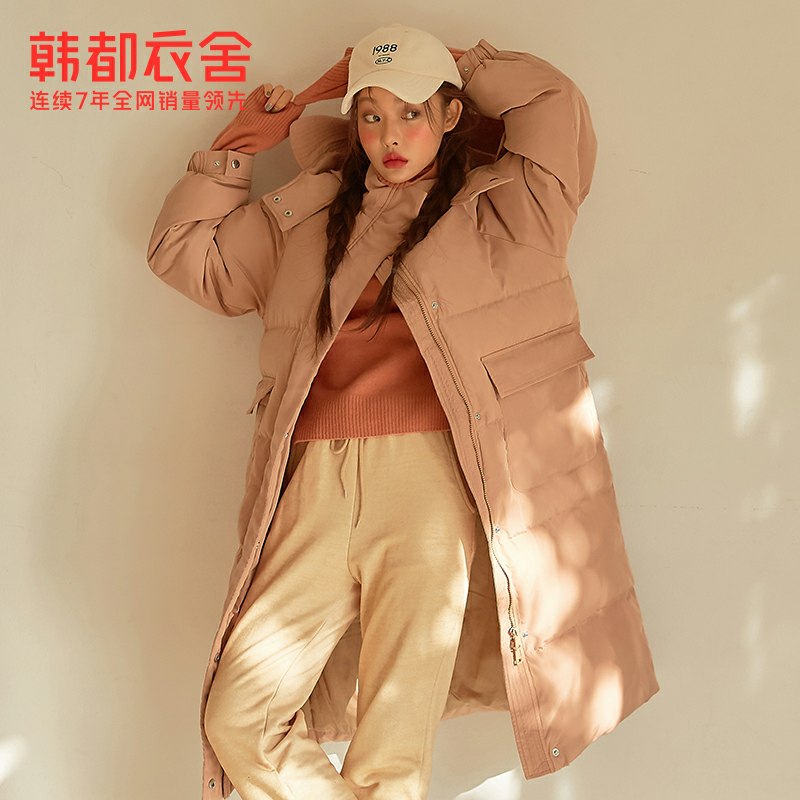 269元 韩都衣舍旗舰店冬季新款长款羽绒服女(jLd9cnFstin)/