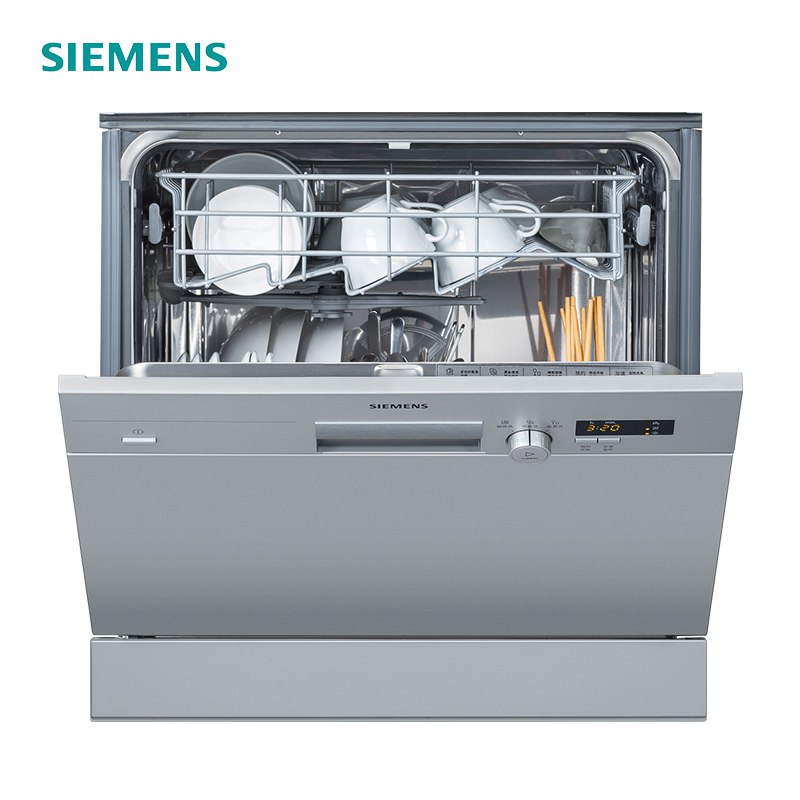 西门子 （SIEMENS）原装进口 热交换烘干 加速省时（A版）* 嵌入式家用洗碗机 8套SC73E810TI