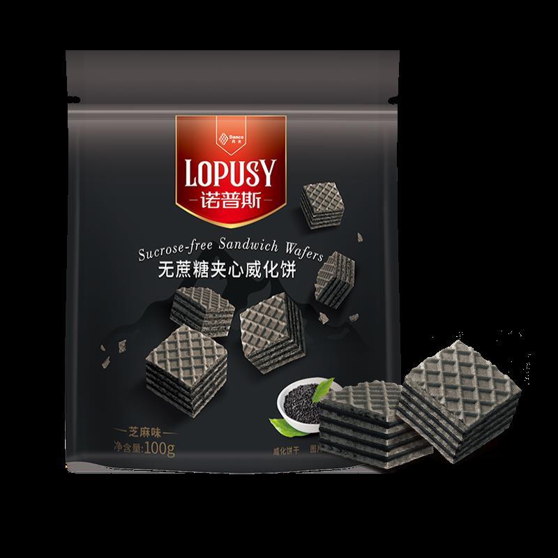 1-丹夫华夫无蔗糖黑芝麻夹心威化饼100g 1/ CZ0001  dl480.kuaizhan.com/?RgDeWeqoZJJ /:/ CA1371/