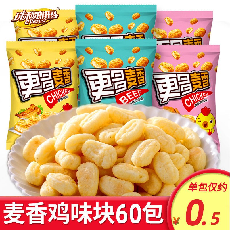 珠穆朗玛麦香鸡味块  (5Mct1DBHaw2)  拍6件60包17.9亓
