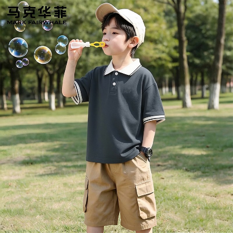 马克华菲 儿童polo衫/防蚊裤/短袖折13.9/件！！任选3件【39.9元】领 