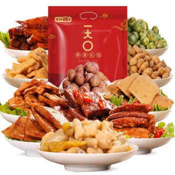 盐津铺子 零食大礼包组合617g 19.9元