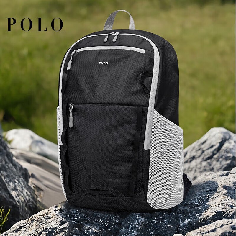 POLO双肩包男登山包轻便，10元