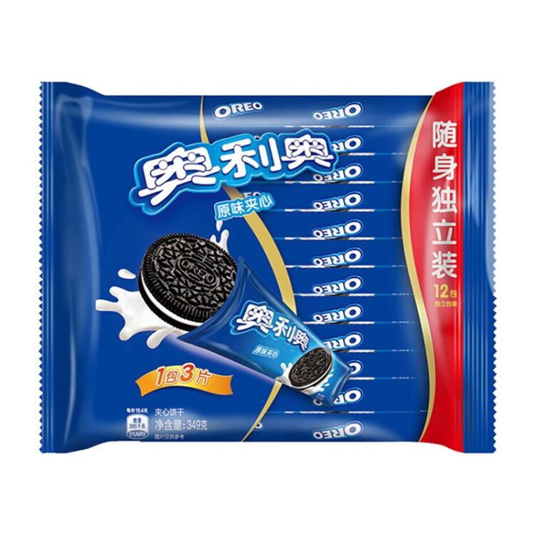【京东】奥利奥（Oreo）原味夹心饼干349g
