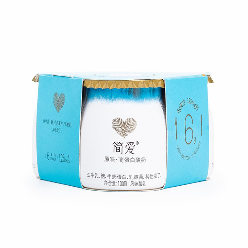 🐶东反馈????简爱高蛋白酸奶无添加100mL 3，