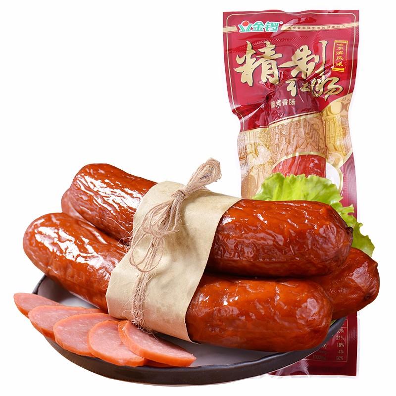 金锣 红肠 哈尔滨风味 135g如掉落5奍，1首単0.56
