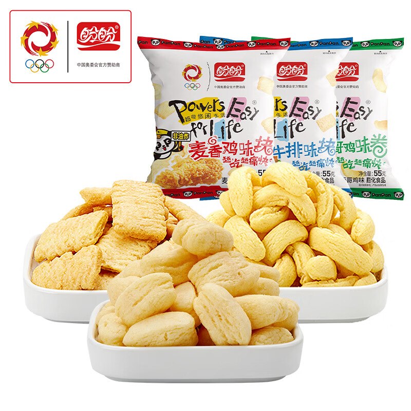 盼盼 麦香鸡味块 55g*10包
